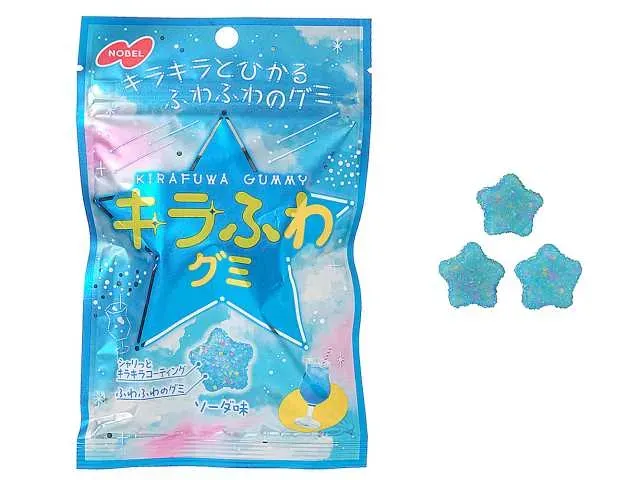 ノーベル製菓 キラふわグミ ソーダ味