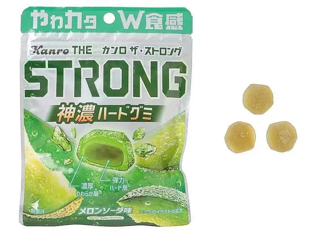 カンロ ザ・ストロンググミ 神濃メロンソーダ味