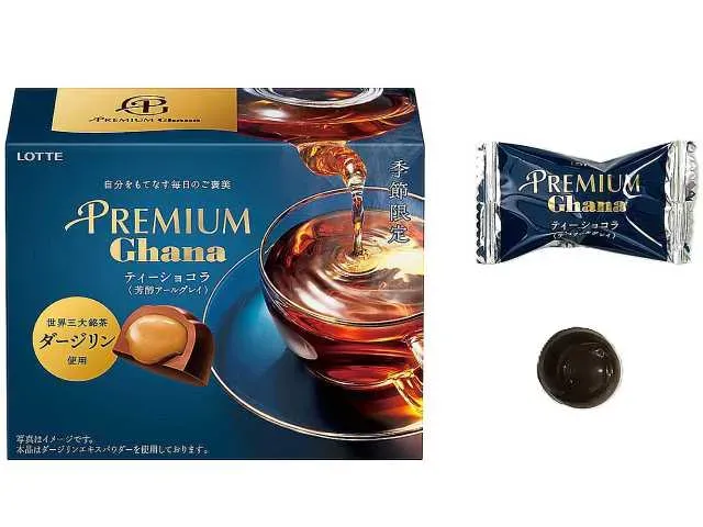 LOTTE Premium Ghana Tea Chocolat Mellow Earl Grey