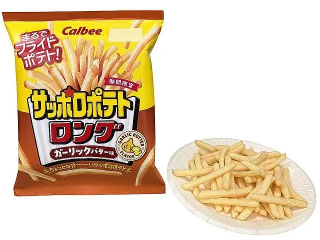 CALBEE Sapporo Potato Long Garlic Butter Flavor