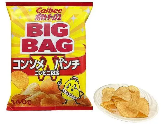 CALBEE Potato Chips Consomme Double Punch BIGBAG