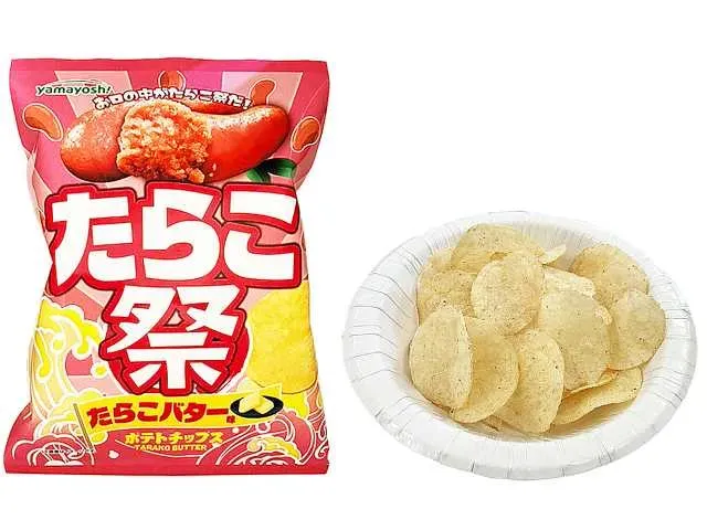 YAMAYOSHI Potato Chips Cod Roe Festival Cod Roe Butter Flavor