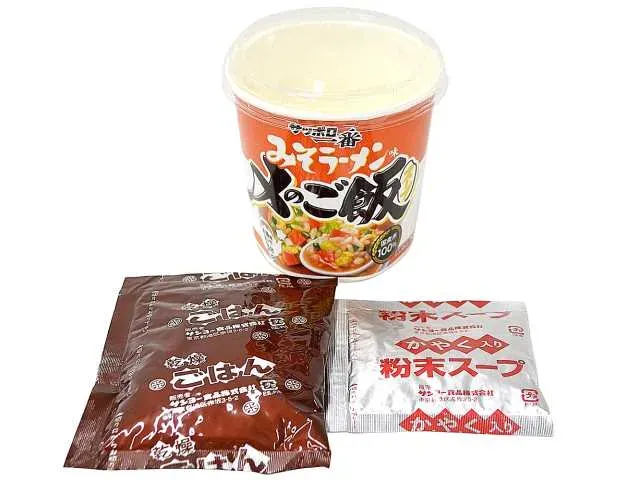 삿포로 이치방 미소라멘 맛 마무리 밥 수프 컵