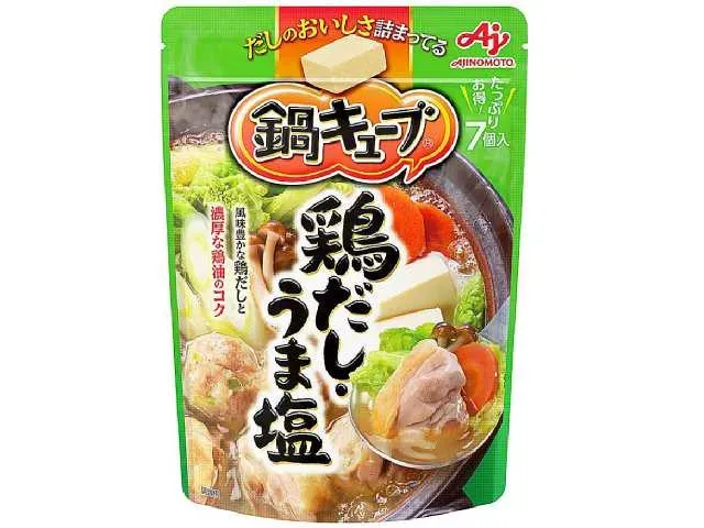 AJINOMOTO Nabe Cube Chicken Broth & Savory Salt 7 pcs