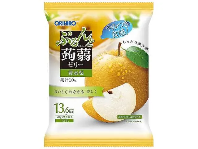 オリヒロ ぷるんと蒟蒻ゼリー 豊水梨 6個入り
