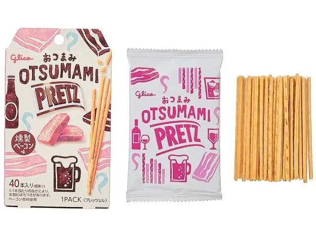 グリコ おつまみプリッツ 燻製ベーコン味