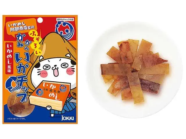 JOKKI Irregular Chewy Squid Chips Ikameshi Flavor
