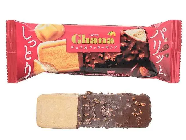 ロッテ ガーナチョコ クッキーサンド
