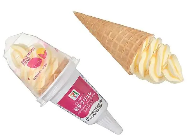 7 PREMIUM Waffle Cone Sweet Honey Sweet Potato Brûlée