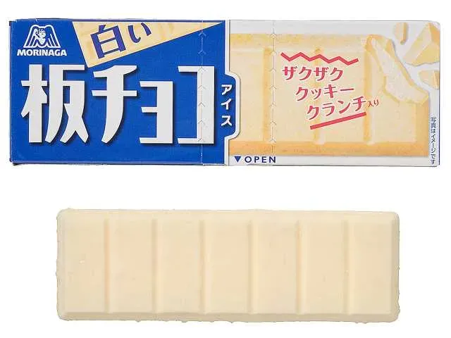 森永製菓 白い板チョコアイス