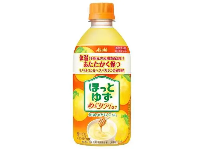 アサヒ ほっとゆずめぐりPlus 480ml