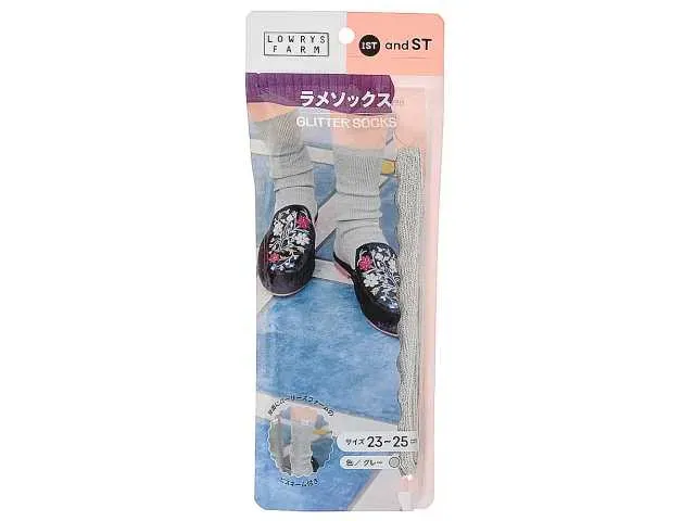 LOWRYS FARM Glitter Socks GY