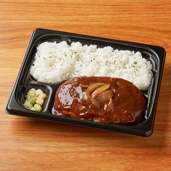 Teppanyaki Hamburg Bento (Rich Demi-Glace Sauce)