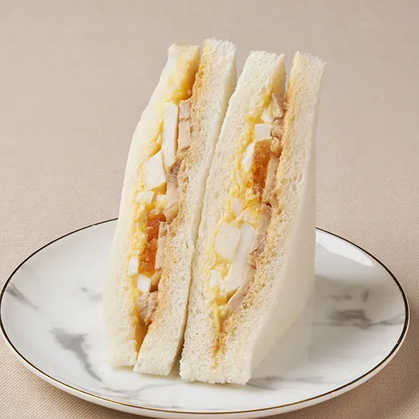 テリヤキチキンとたまごのサンド