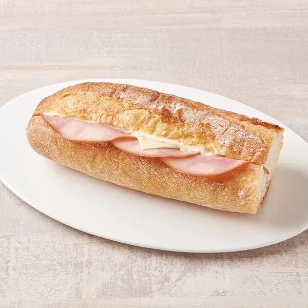Hot Sandwich Stone Oven Parisian Sandwich (Ham & Cheese)