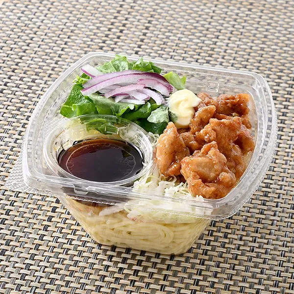 甘辛唐揚げマヨパスタサラダ