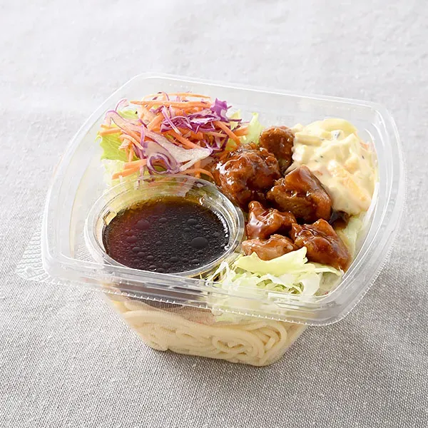 Fried Chicken Tartar Pasta Salad