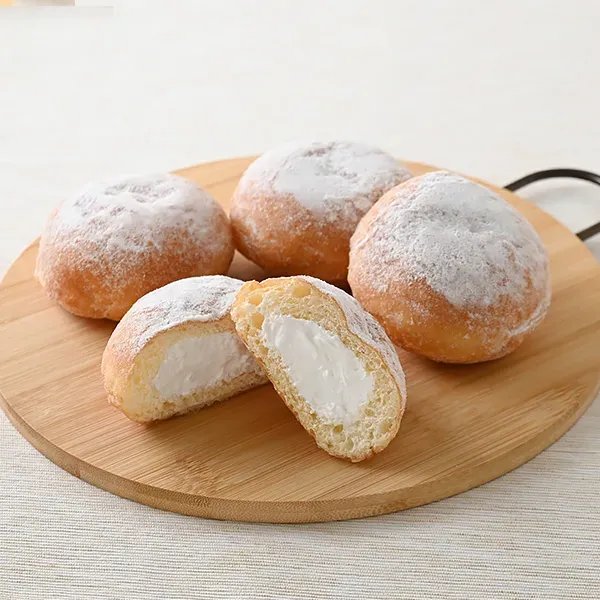 Milk Whipped Cream Donuts 4-Pack