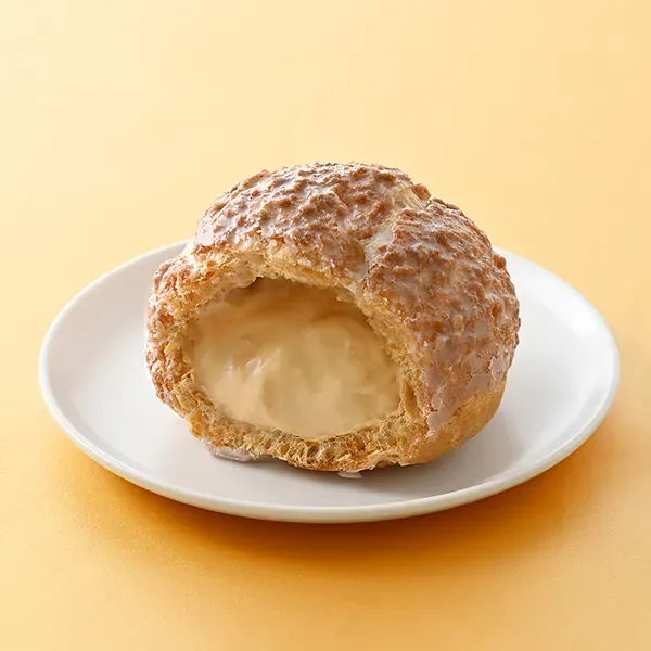 Crispy Crumbly Cream Puff (Caramel Cream)