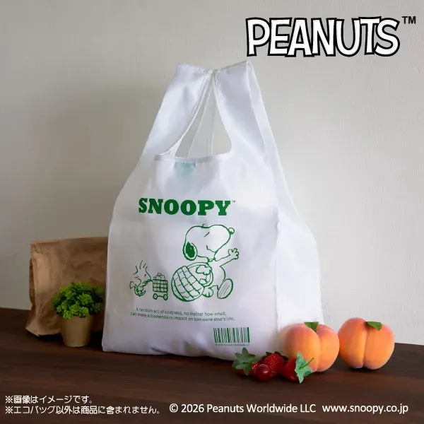 SNOOPY レジ袋風エコバッグ