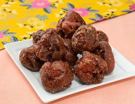 Purple Sweet Potato Sata Andagi 10 Pcs