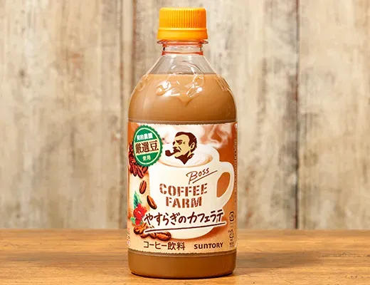 サントリー ボス コーヒーファーム カフェラテ ホット