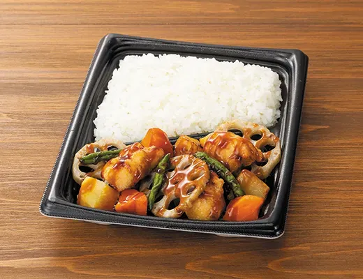 鶏と野菜の甘酢弁当