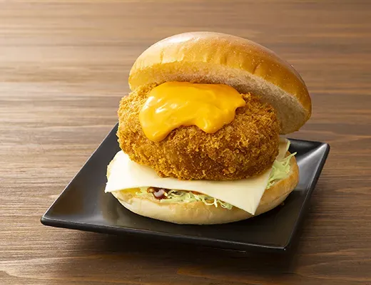 GooCro Croquette Danshaku Burger (Cheese Sauce)