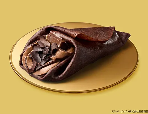 Uchi Café GODIVA Collaboration Chocolate Terrine Crepe