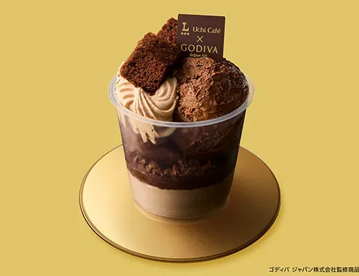 Uchi Café ×ゴディバ ショコラパフェ