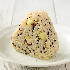 Specially Cultivated Brown Rice Onigiri (Sweet Potato)