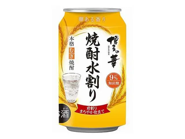 하카타노하나 보리 소주 미즈와리 캔 350ml