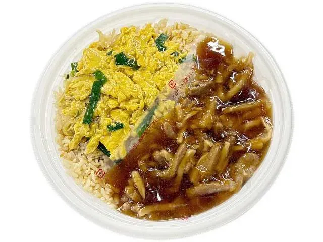 풍성한 중화 부추달걀&고기 앙카케 볶음밥