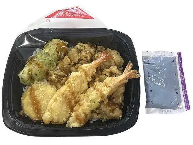Shrimp Tempura and Maitake Mushroom Kakiage Tempura Rice Bowl