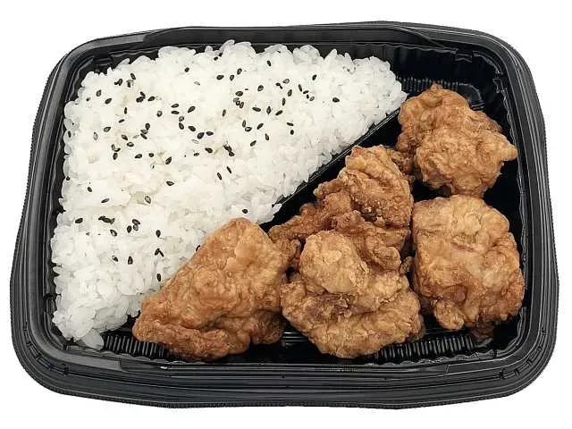 Juicy Fried Chicken Bento with Flying Fish Dashi Soy Sauce