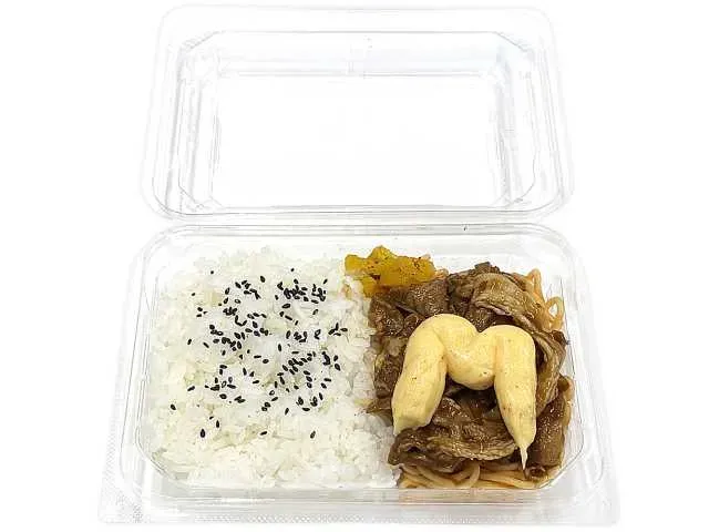 豚焼肉弁当 唐辛子マヨ