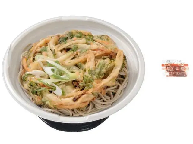 Kakiage Tempura Soba (Made with Hokkaido Soba Flour)