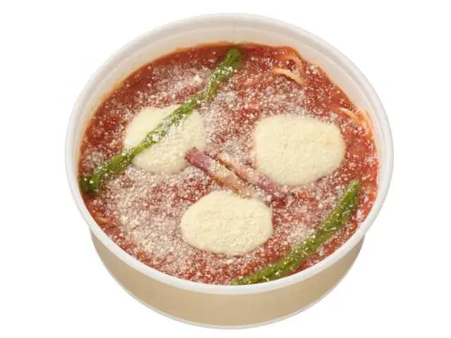 スープに沼る チーズトマトパスタ