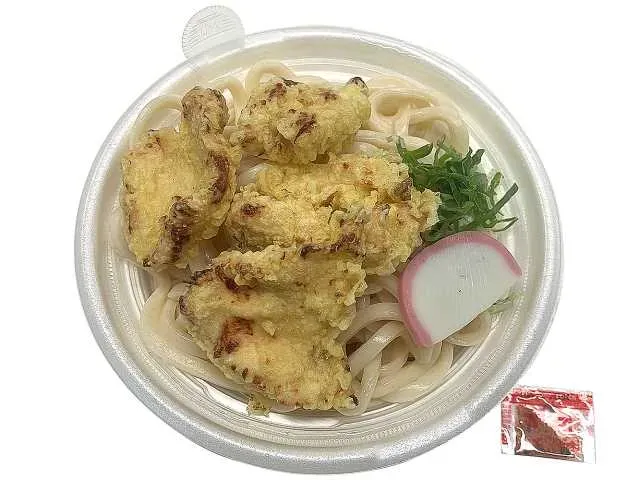 塩糀漬けとり天うどん 丸鶏だし+