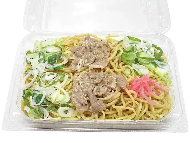 ねぎ塩豚やきそば