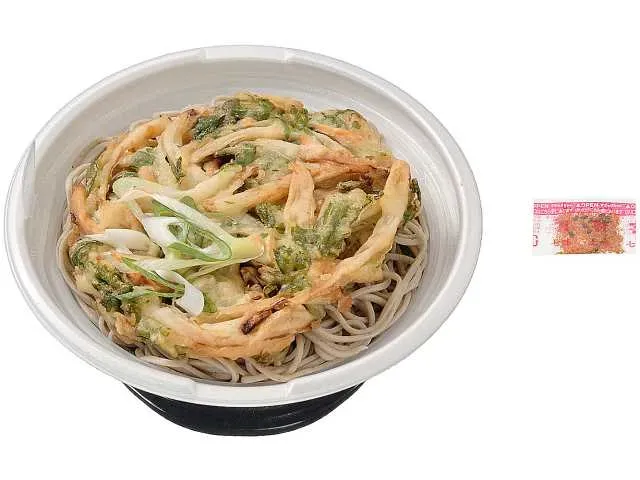 가쓰오부시 향 감칠맛 다시 야채튀김 소바