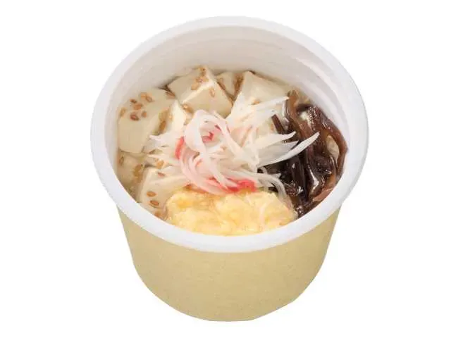ふわふわ玉子と豆腐の中華あんかけスープ
