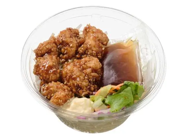 甘辛鶏唐揚げのパスタサラダ