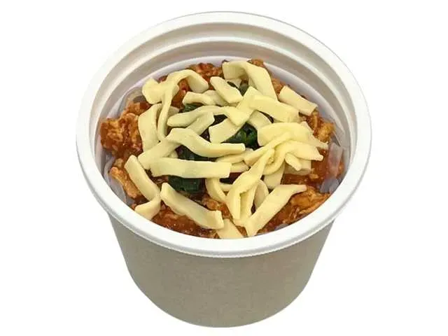 Spicy Tomato Noodle Soup with Cheese (Flat Glass Noodles)