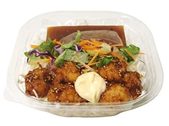 Sweet and Spicy Fried Chicken Breast Pasta Salad