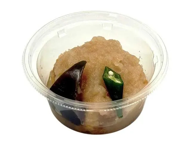 간 무 다시를 곁들인 아게다시 두부