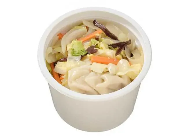 1/3日分の野菜 餃子の中華スープ