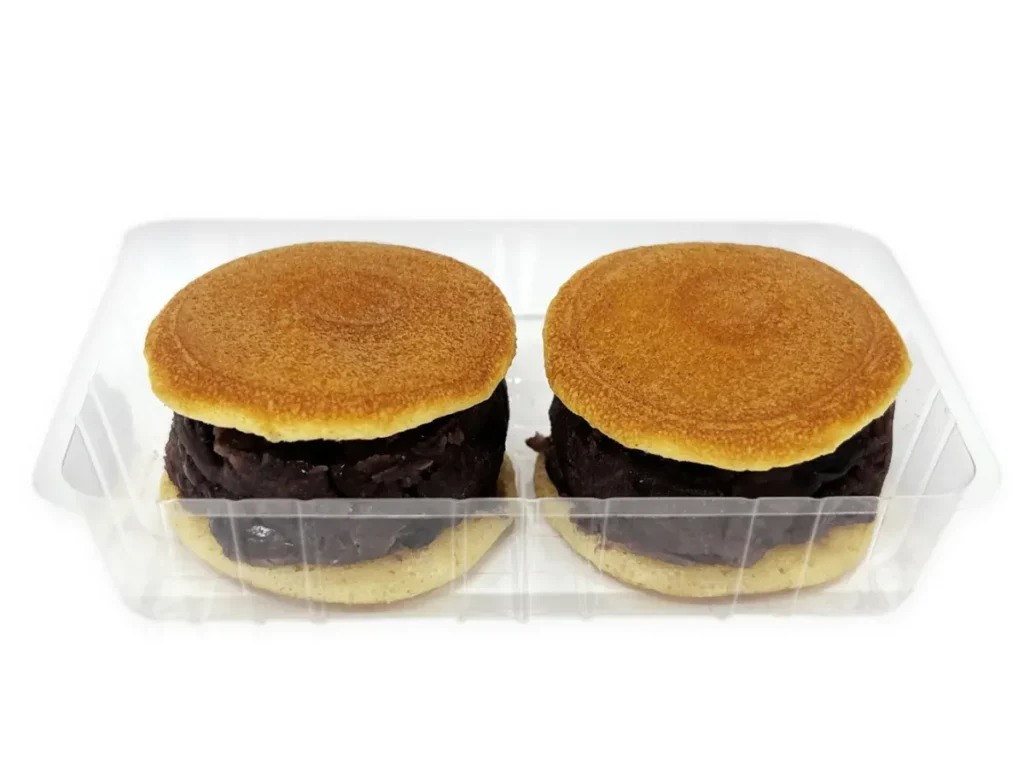 Mini Dorayaki with Coarse Sweet Red Bean Paste (2 Pcs)