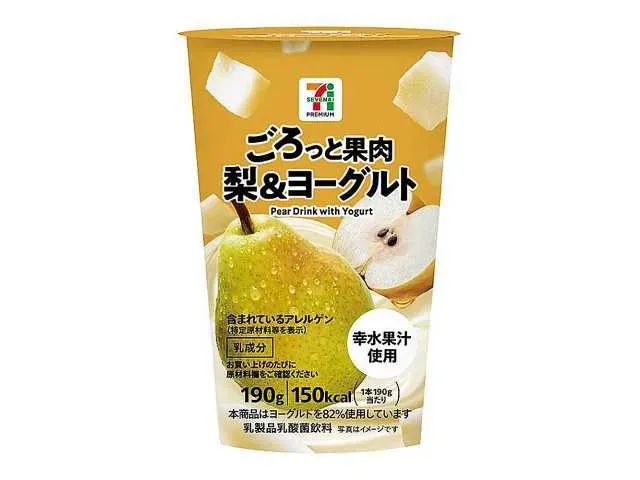 7プレミアム ごろっと果肉梨&ヨーグルト 190g