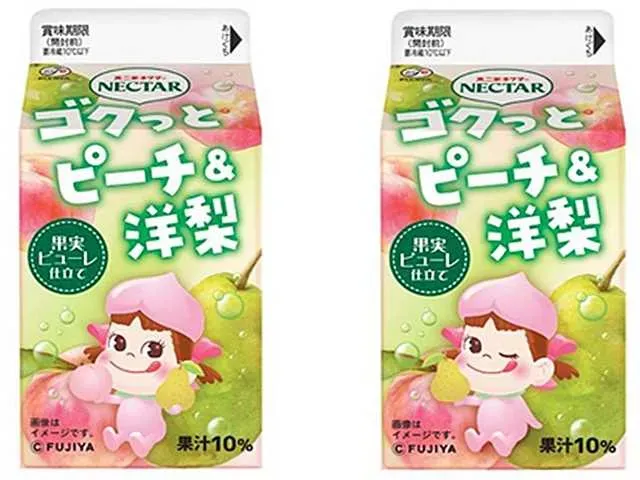 FUJIYA Nectar Refreshing Peach & Pear 450ml